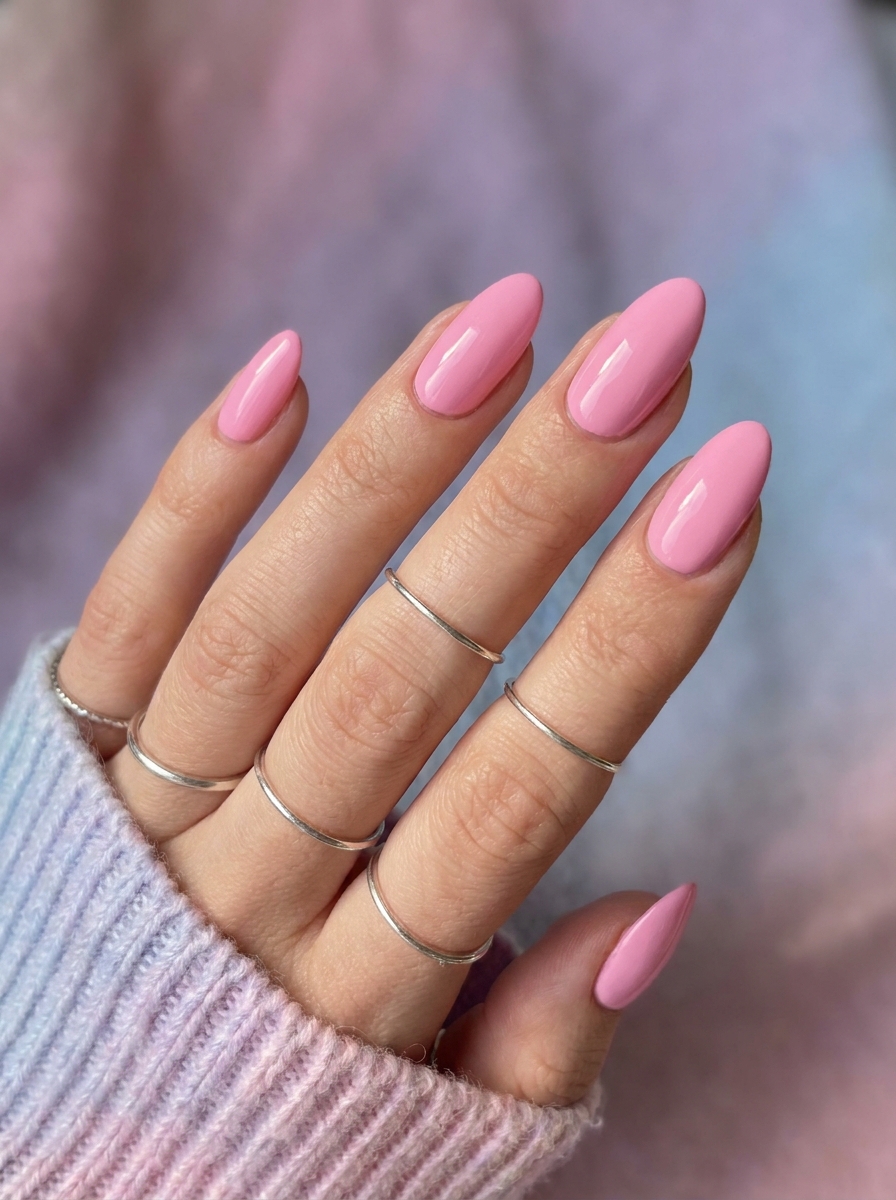 Bubblegum Pink Y2K Nails als Y2K Nails Inspiration 2026